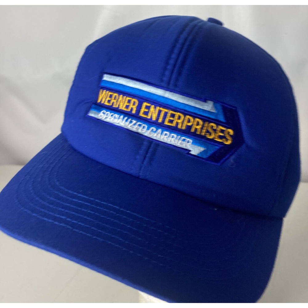 WERNER Trucking Specialized Carrier Hat Cap Vintage Snapback Polyester Foam